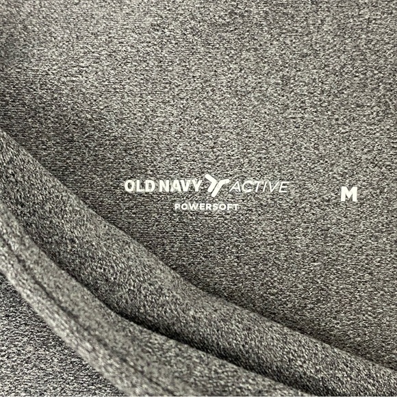 Old Navy High Rise Leggings with Go-Dry Sz Medium Gray Joggers - Picture 9 of 11